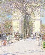 Washington Arch Childe Hassam